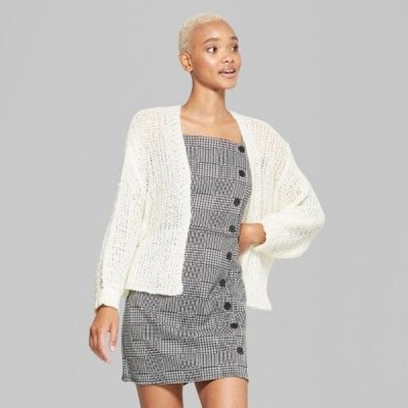 Wild Fable Poet Sleeve Cardigan Sweater 